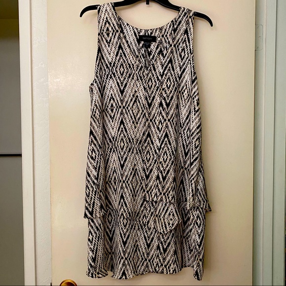 Karen Kane Sleeveless Short V-Neck Dress - Picture 1 of 9
